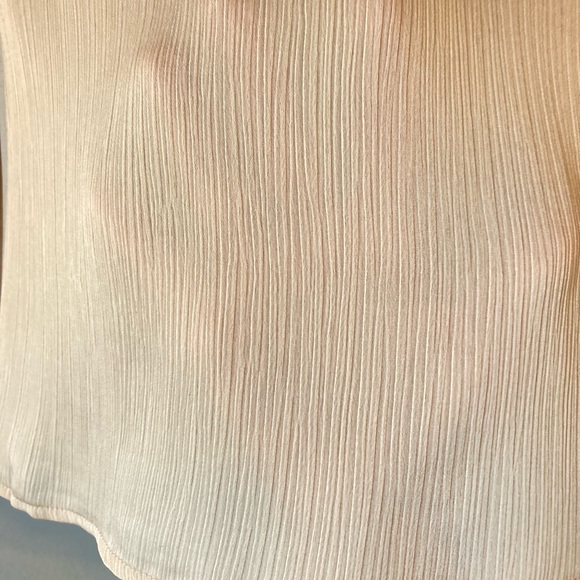 NWT H&M Blouse Sheer Ivory S Career Sexy. - Picture 3 of 10